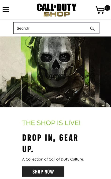 call of duty shop now